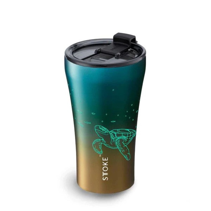 STTOKE Limited Edition Leakproof Ombre Ocean Insulated Cup 12oz – Sea Turtle