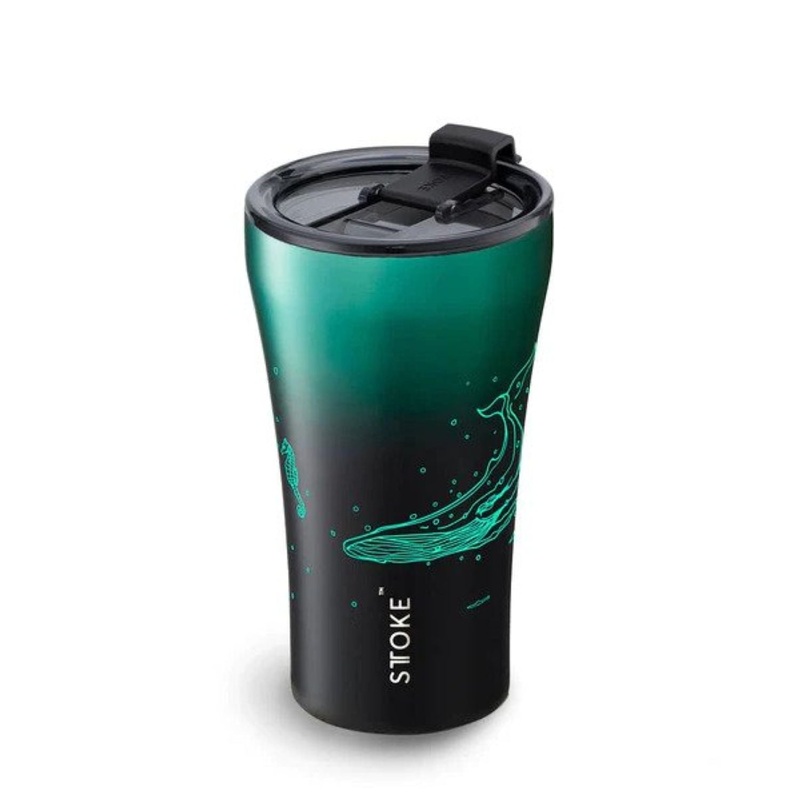 STTOKE Limited Edition Leakproof Ombre Ocean Insulated Cup 12oz – Whale