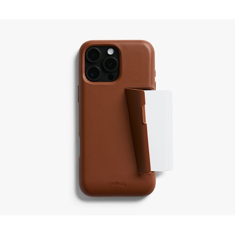 Bellroy Phone Case – 3 Card Iphone 16 Pro Max – Sienna