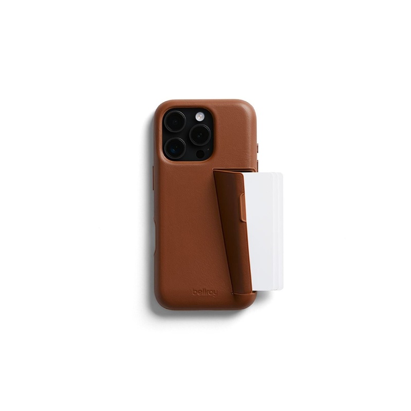 Bellroy Phone Case – 3 Card Iphone 16 Pro – Sienna