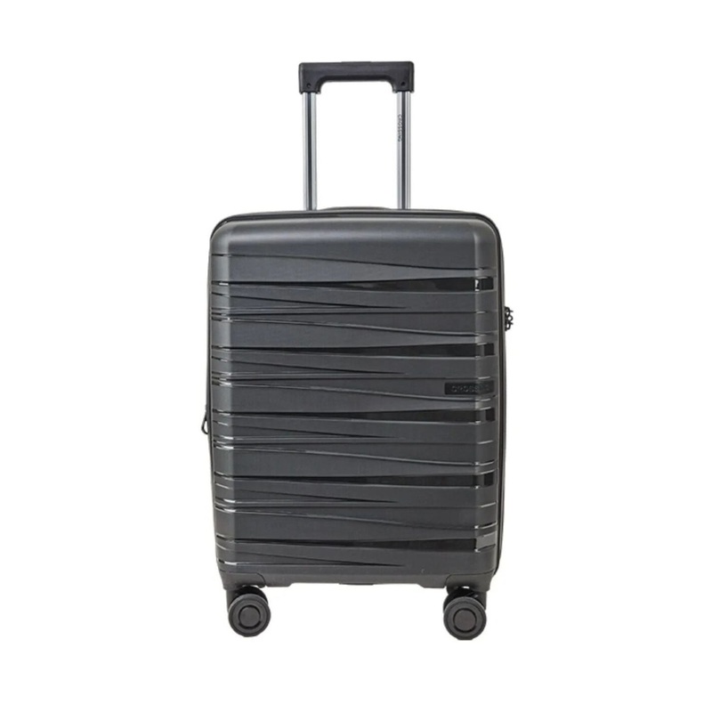 Crossing Supra Polypropylene Expandable 20 Carry On Luggage Spinner – Black