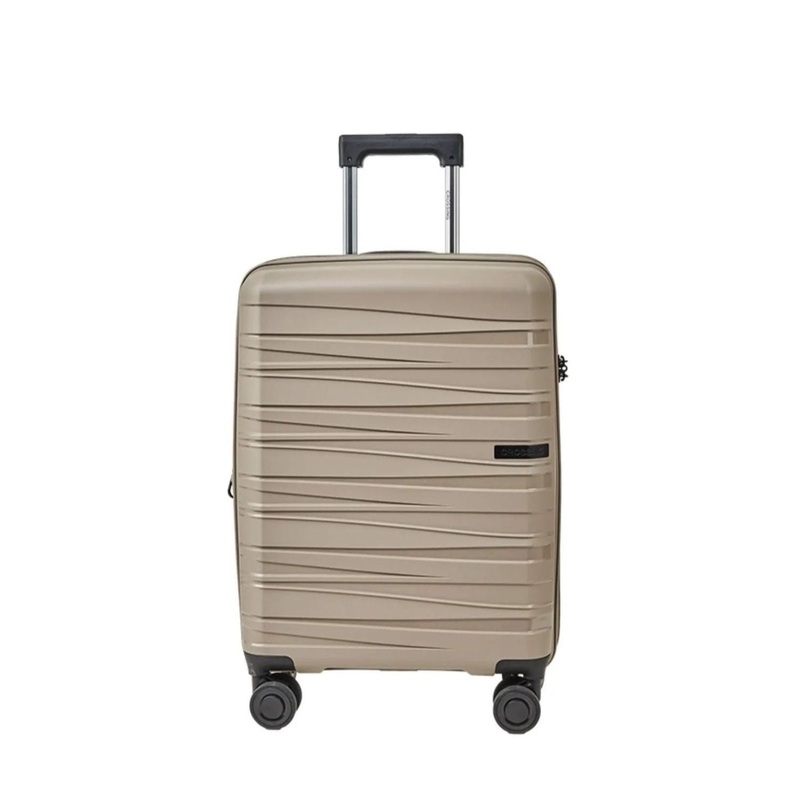 Crossing Supra Polypropylene Expandable 20 Carry On Luggage Spinner – Taupe