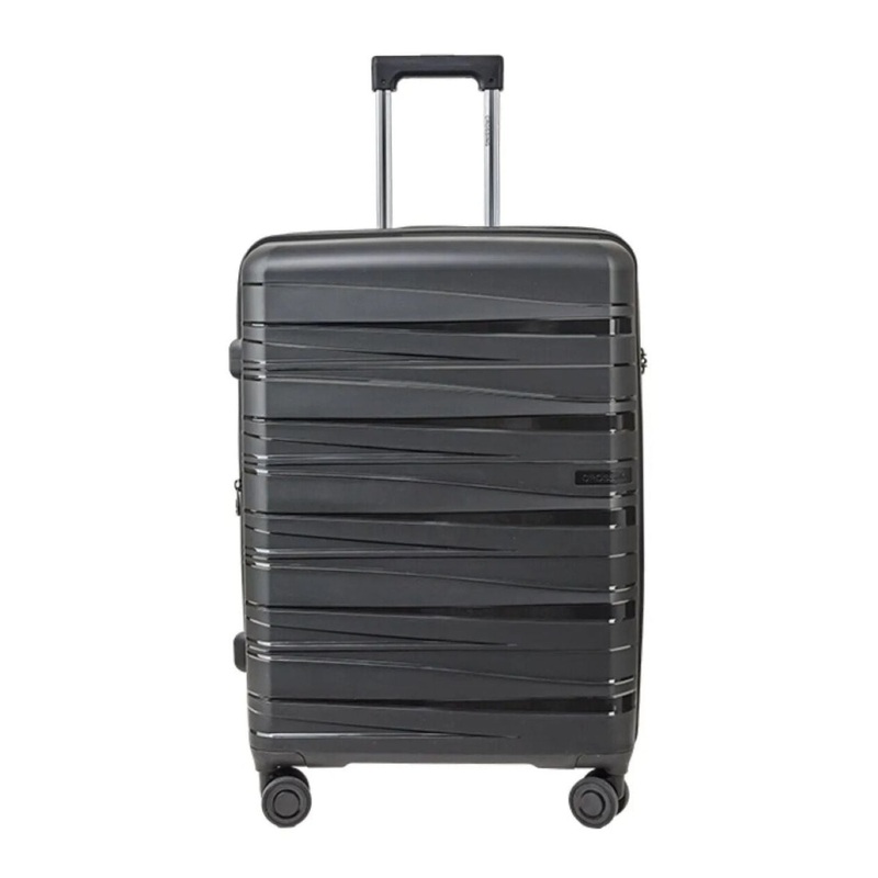 Crossing Supra Polypropylene Expandable 24 Medium Luggage Spinner – Black