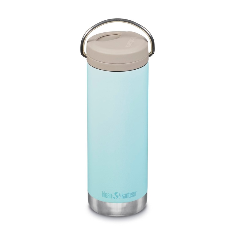 Klean Kanteen Insulated TKWide 16oz Water Bottle (with Twist Cap) (Blue Tint)