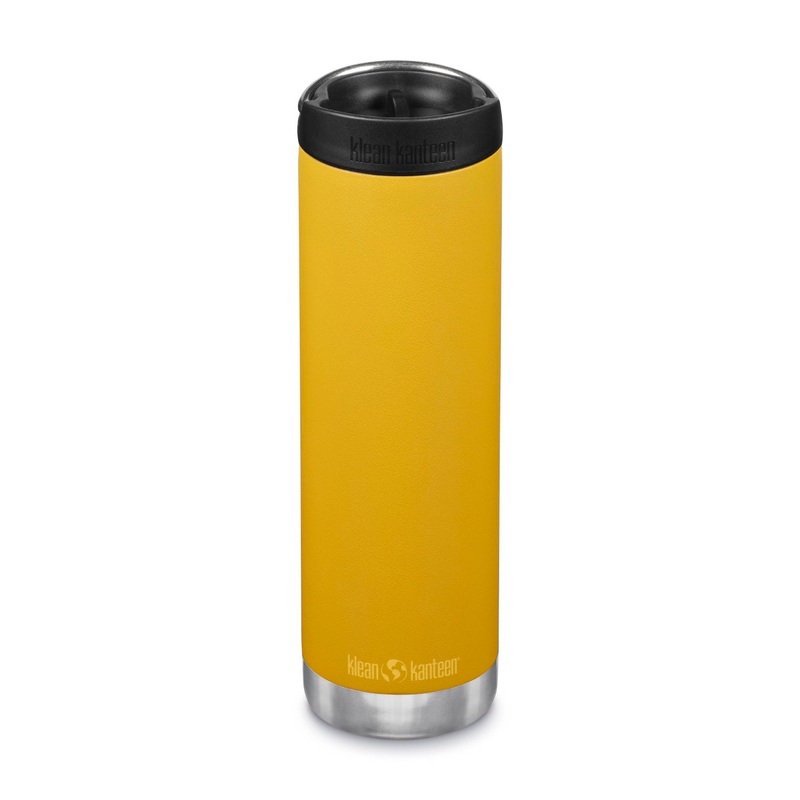 Klean Kanteen Insulated TKWide 20oz Water Bottle (with Cafe Cap) (Marigold)