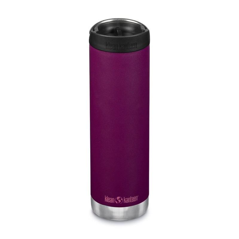Klean Kanteen Insulated TKWide 20oz Water Bottle (with Cafe Cap) (Purple Potion)