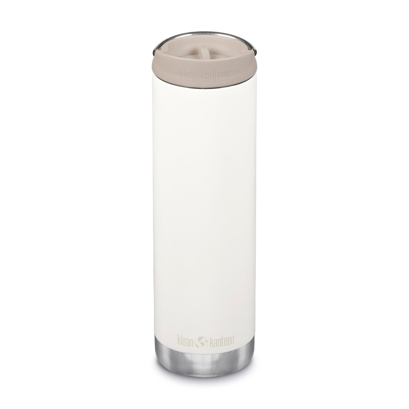 Klean Kanteen Insulated TKWide 20oz Water Bottle (with Cafe Cap) (Tofu)