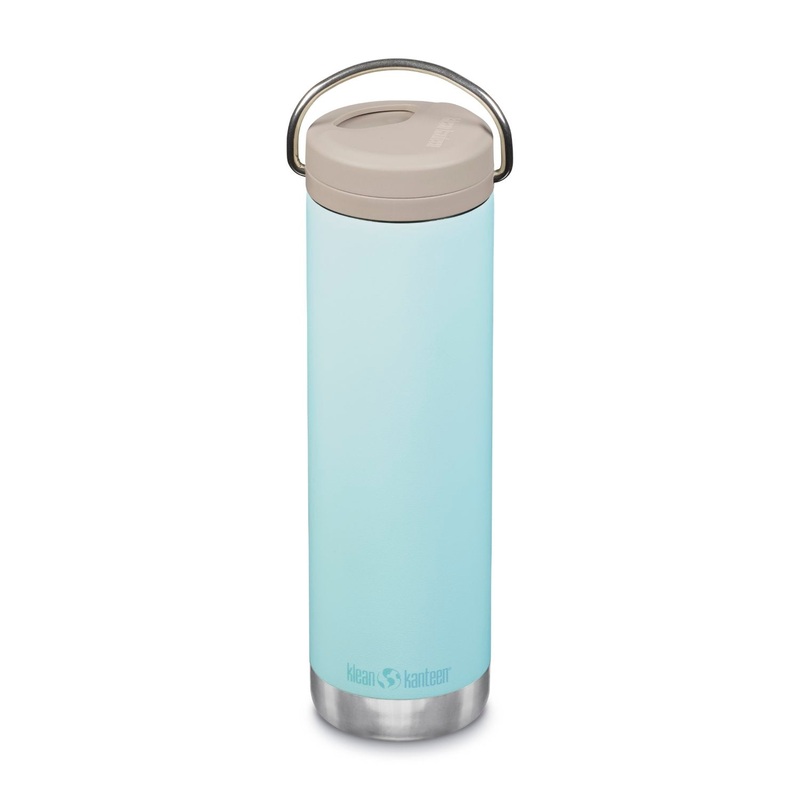 Klean Kanteen Insulated TKWide 20oz Water Bottle (with Twist Cap) (Blue Tint)