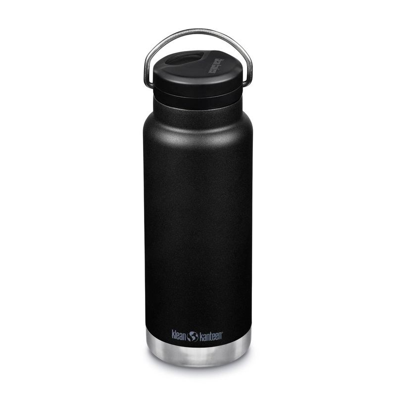 Klean Kanteen Insulated TKWide 32oz Water Bottle (with Twist Cap) (Black)