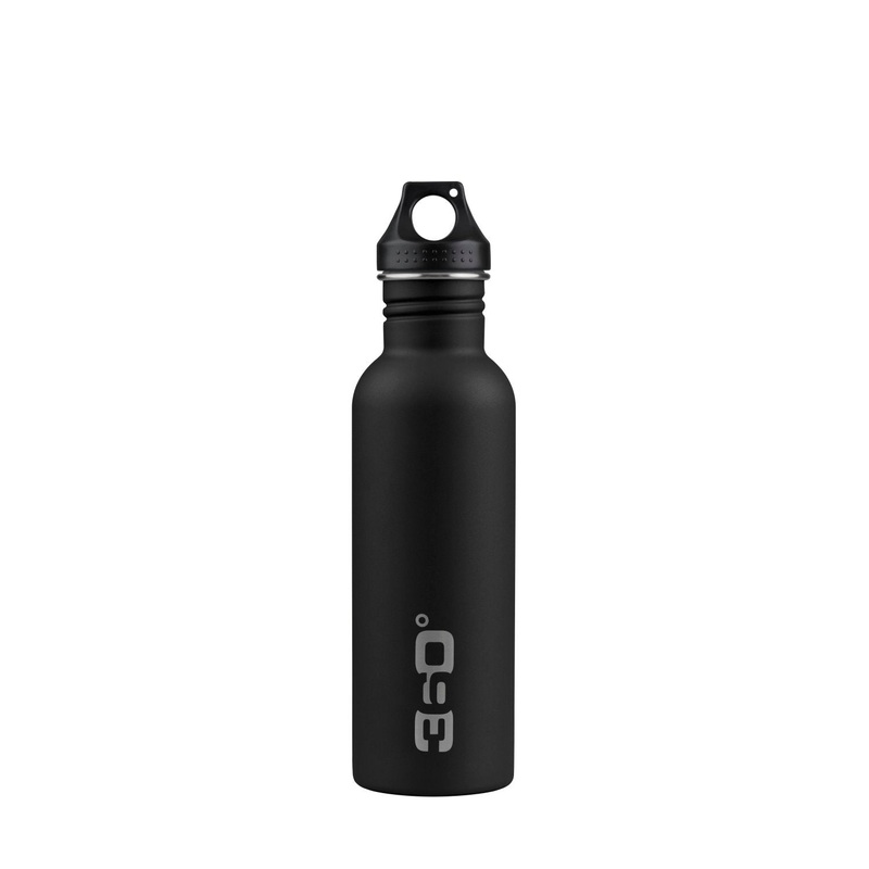 360 Degrees Single Wall Water Bottle 750ML (Matte Black)