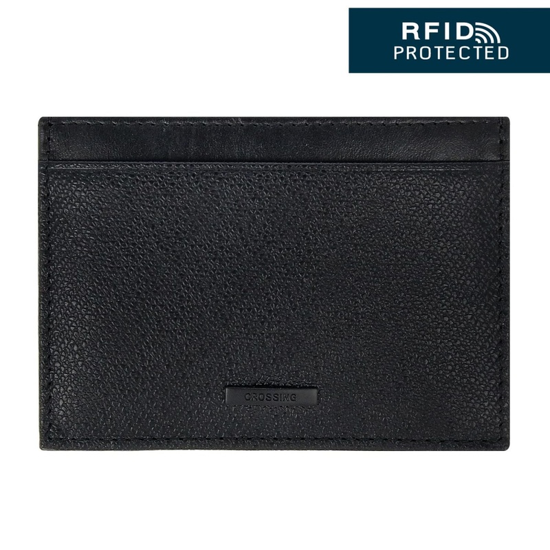 Crossing Elite Card Holder With Vertical Card Slots RFID – Black
