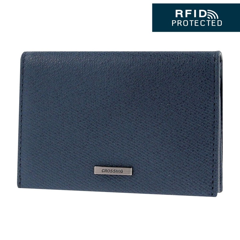 Crossing Elite Leather Leather Card Case With Magnet Closure RFID – Jeans
