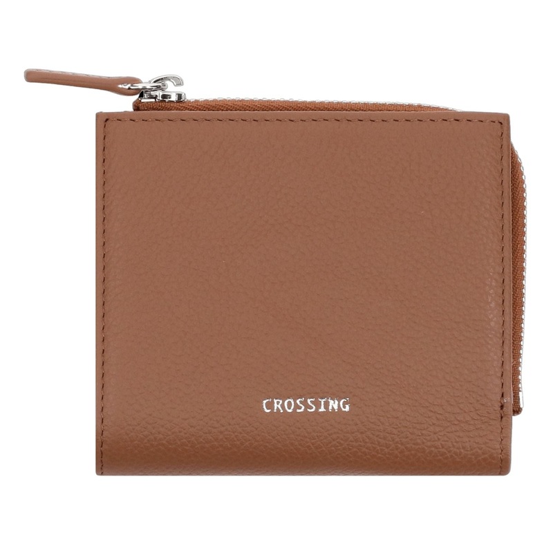 Crossing Milano Small Zip Wallet Rfid – Barcos Brown