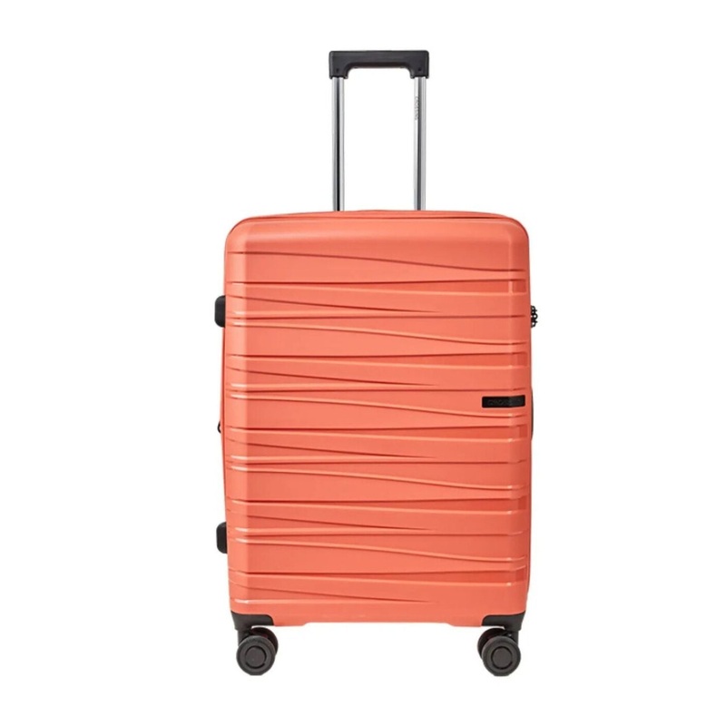 Crossing Supra Polypropylene Expandable 24 Medium Luggage Spinner – Tangerine Red