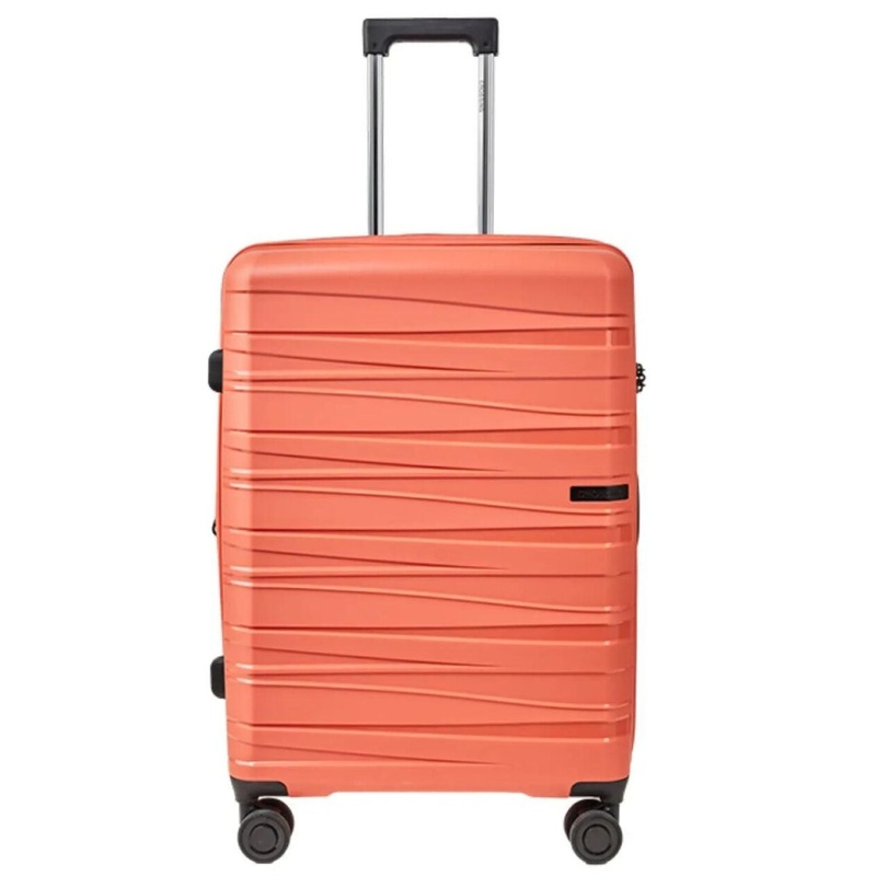 Crossing Supra Polypropylene Expandable 28 Large Luggage Spinner – Tangerine Red