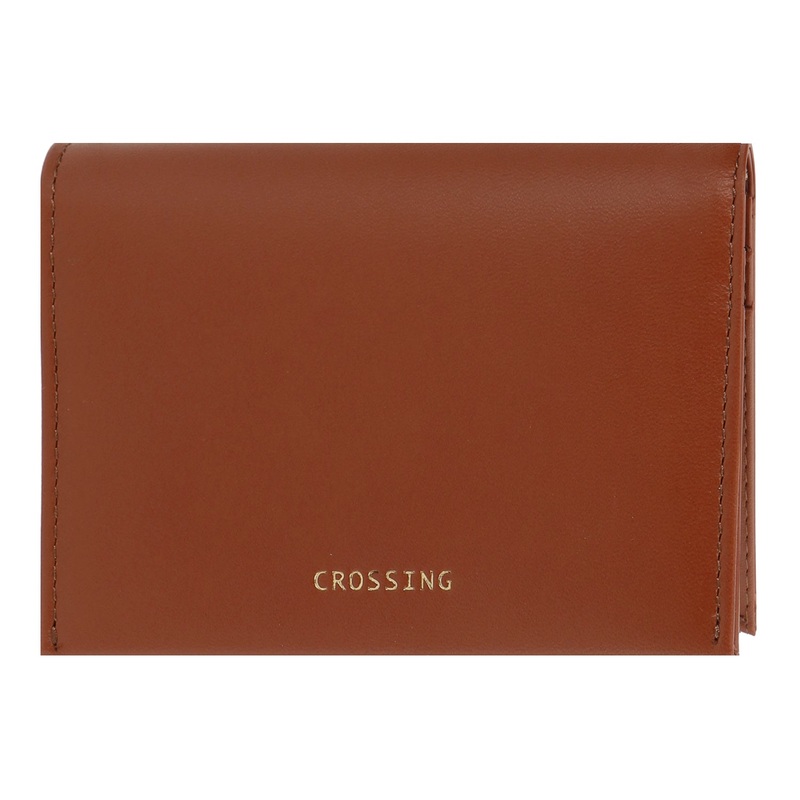 Crossing Sydney Bi-Fold Card Holder With Gusset Rfid – Gingerbread