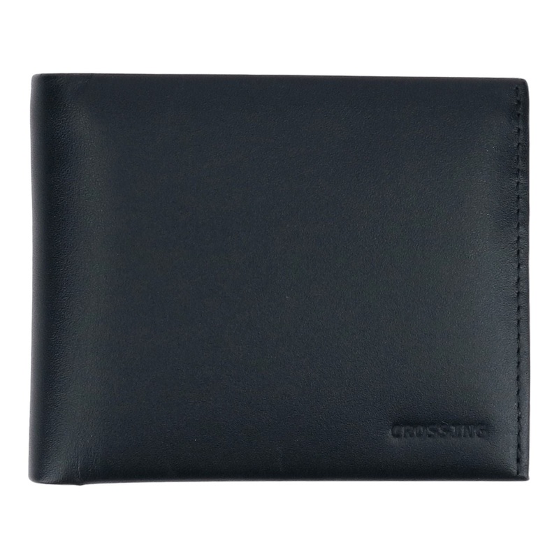 Crossing Sydney Bi-Fold Leather Wallet [12 Card Slots] Rfid – Black
