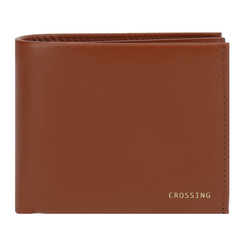 Crossing Sydney Bi-Fold Leather Wallet With Flap And Coin Pouch Rfid – Gingerbread
