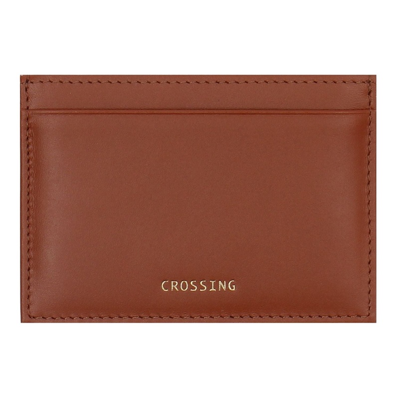 Crossing Sydney Card Holder With Horizontal Card Slots Rfid – Gingerbread