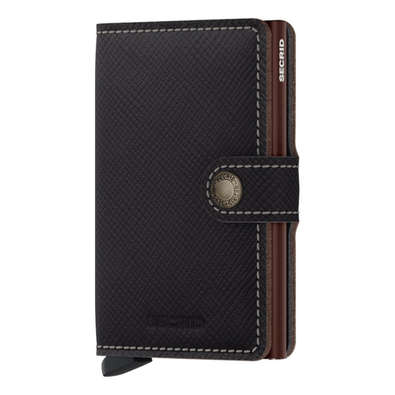 Secrid Miniwallet Saffiano – Brown