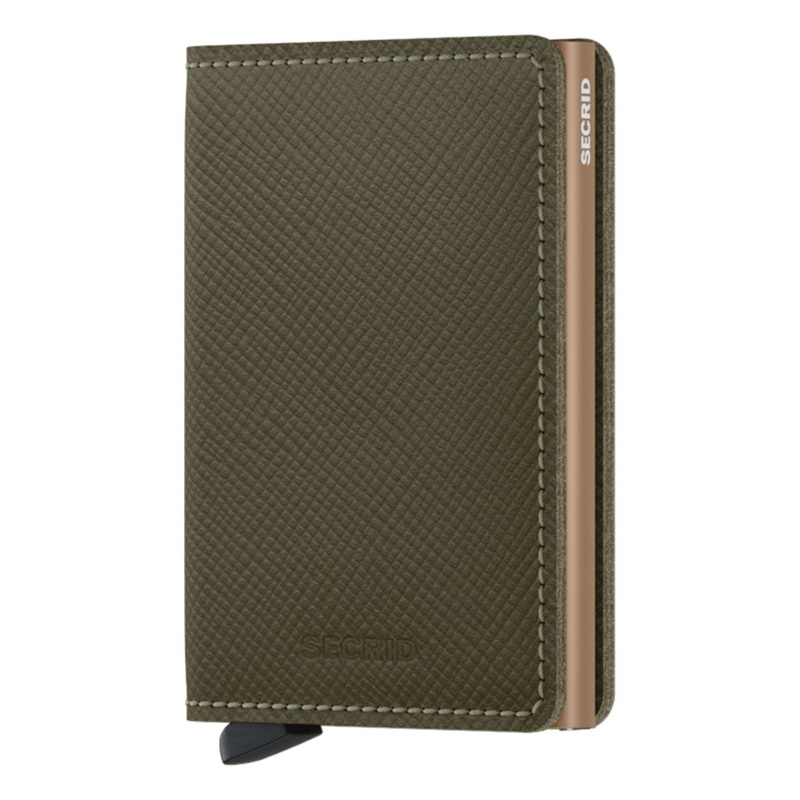 Secrid Slimwallet Saffiano – Olive