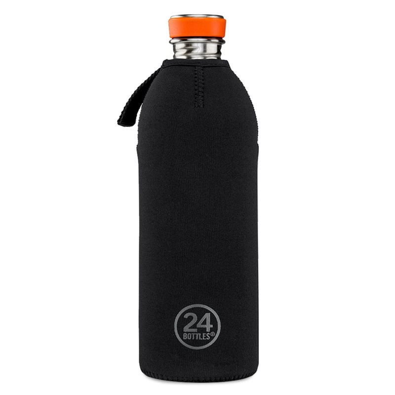 24 Bottles Thermal Water Bottle Cover 1000ML – Black