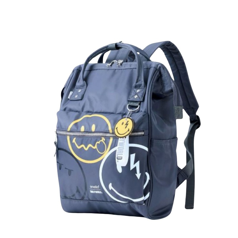 Anello SmileyWorld Charm Kuchigane Backpack Slim R (Grey)