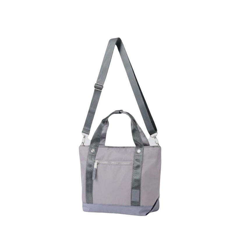 Anello Sparkle 2Way Mini Tote Bag (Light Grey)