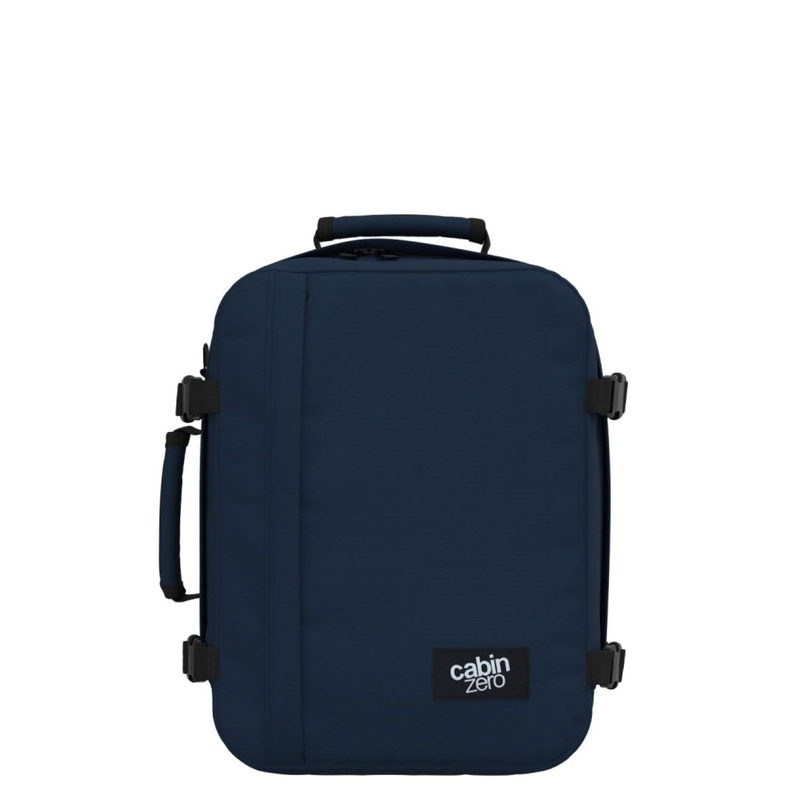 Cabinzero Mini Ultra Light Cabin Bag With Luggage Trackers 28L (Navy)