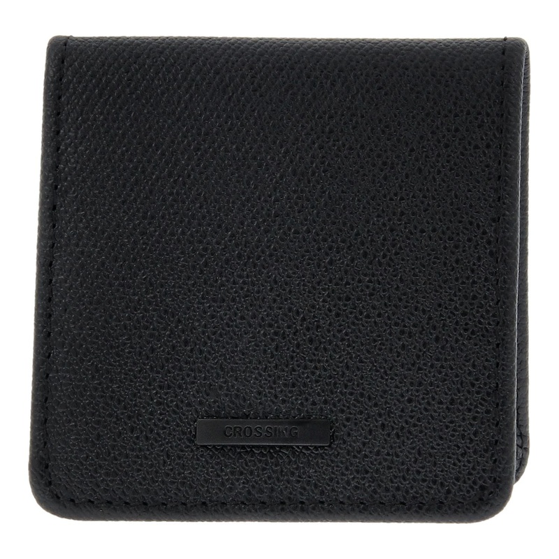 Crossing Elite Leather Coin Pouch – Black