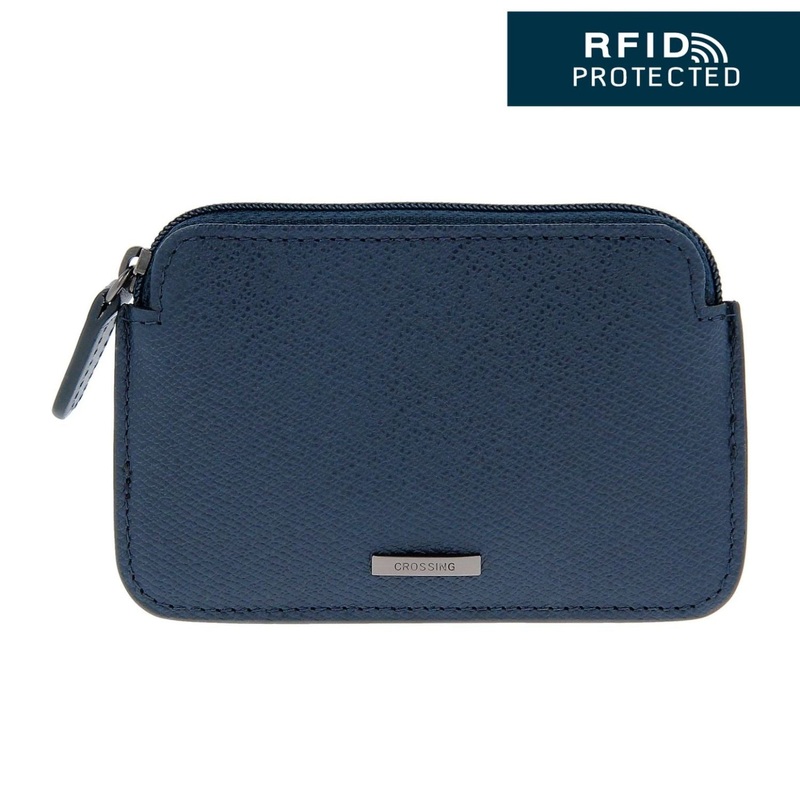 Crossing Elite Leather Key Coin Pouch With Card Slots RFID – Jeans