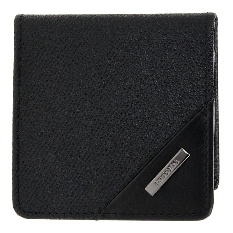 Crossing Riforma Leather Coin Pouch – Black