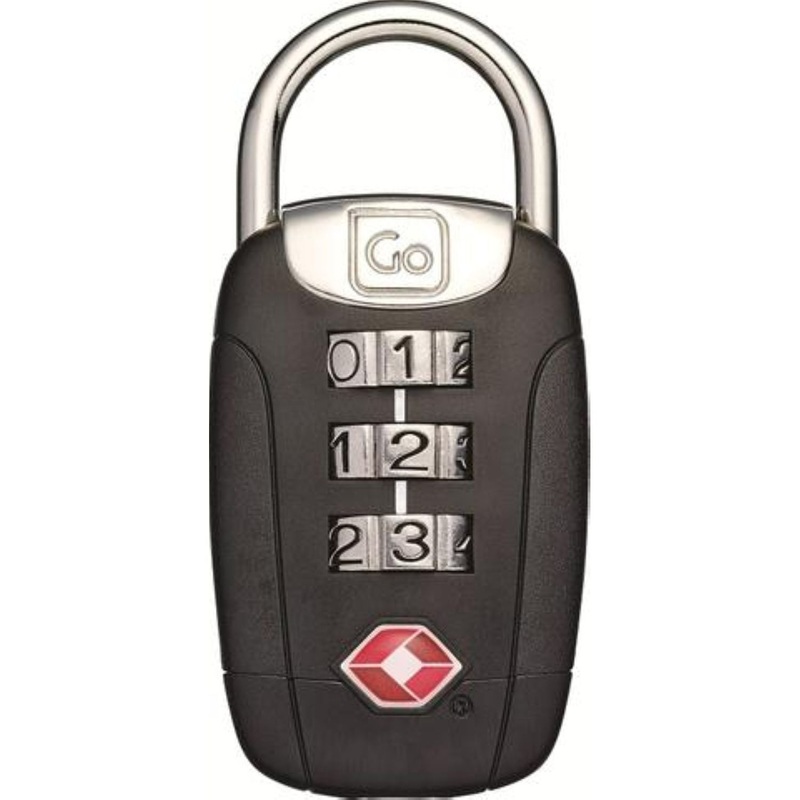 Go Travel Big Dial Twist ‘N’ Set Lock – Black