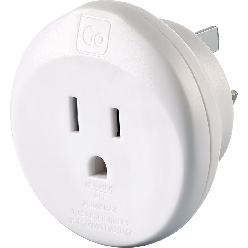 Go Travel Usa-Aus/China Adapter – White