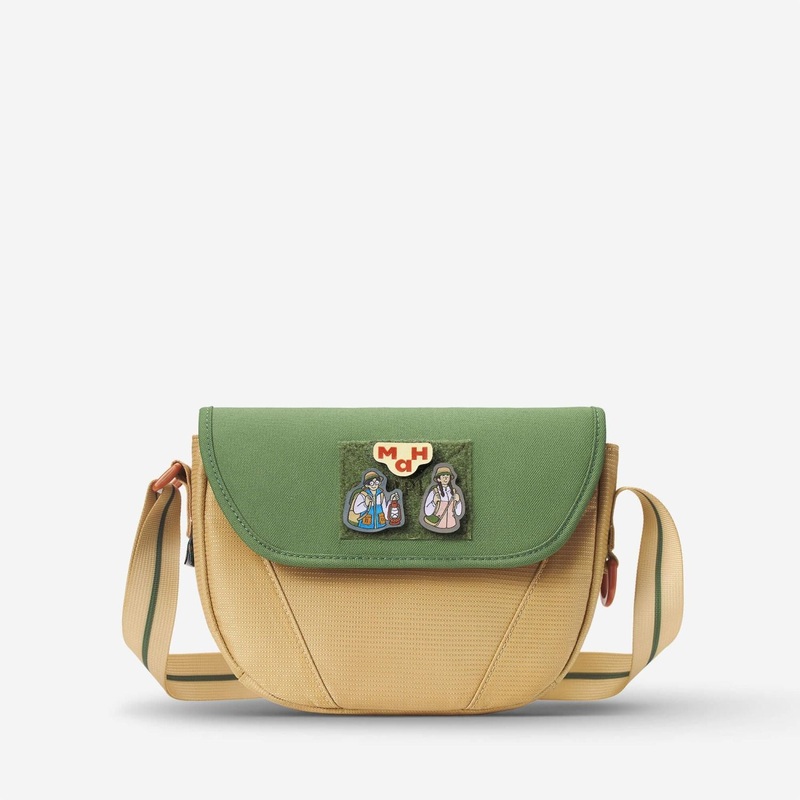 MAH Young Cross Shuttle Camplife Recycloth Sling Bag – Green