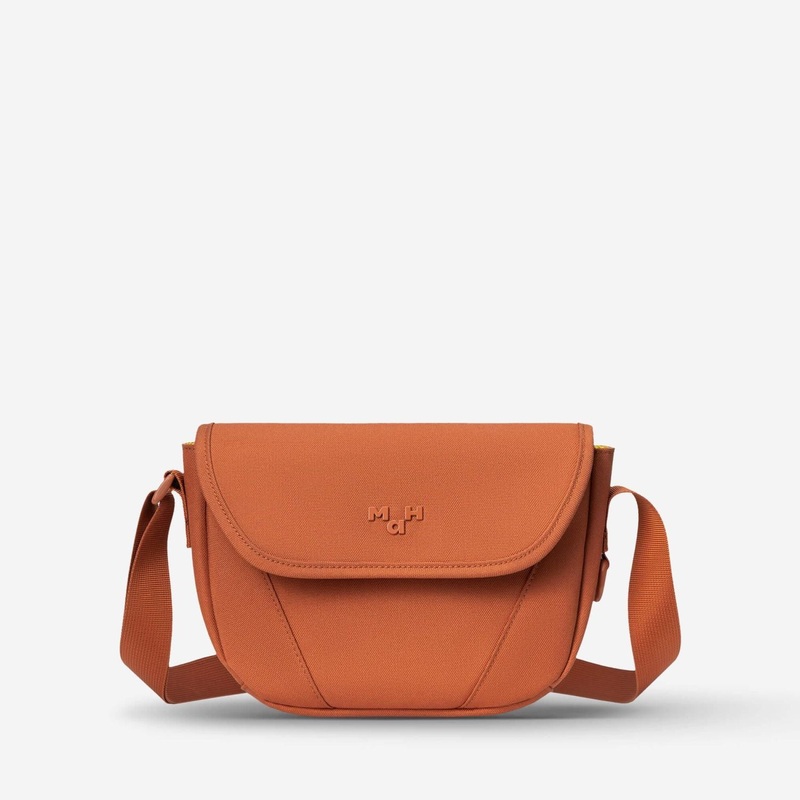 MAH Young Cross Shuttle Sling Bag – Caramel