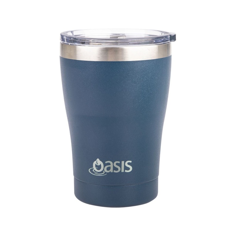 Oasis Stainless Steel Insulated Cup With Lid 350ML – Matte Navy