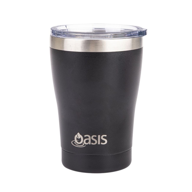 Oasis Stainless Steel Insulated Cup With Lid 350ML – Matte Onyx