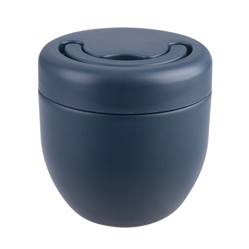 Oasis Stainless Steel Insulated Food Container With Handle 470ML – Navy