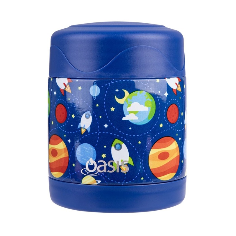 Oasis Stainless Steel Insulated Kids’ Food Flask 300ML – Outer Space