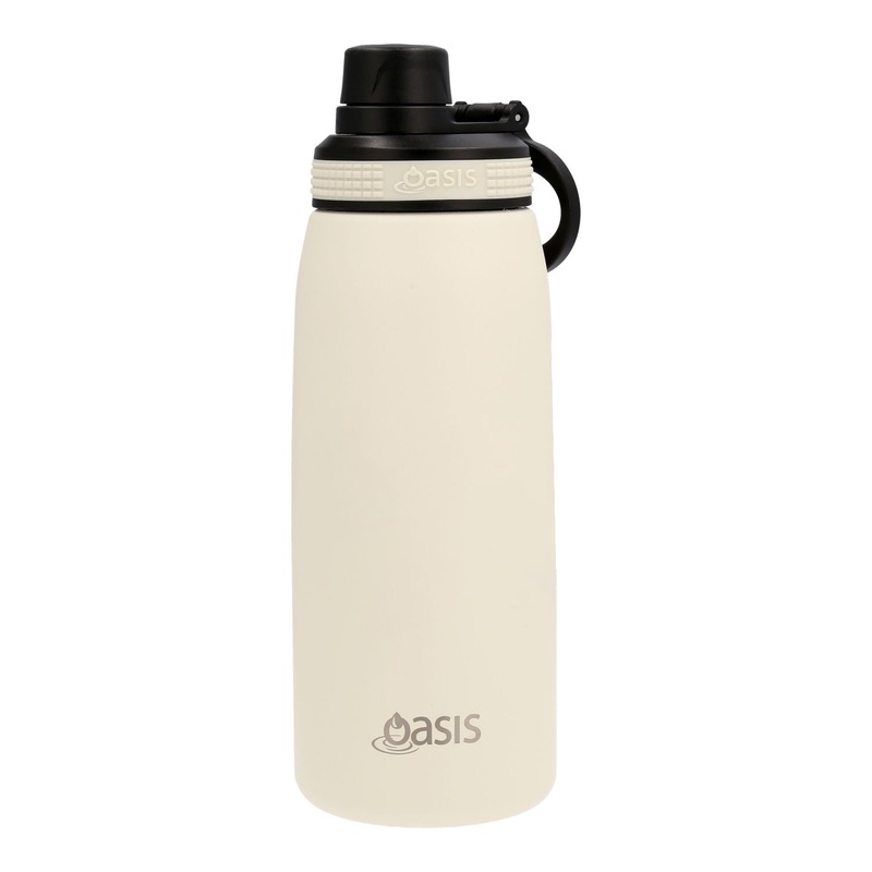 Oasis Stainless Steel Insulated Sports Water Bottle with Screw Cap 780ML – Alabaster
