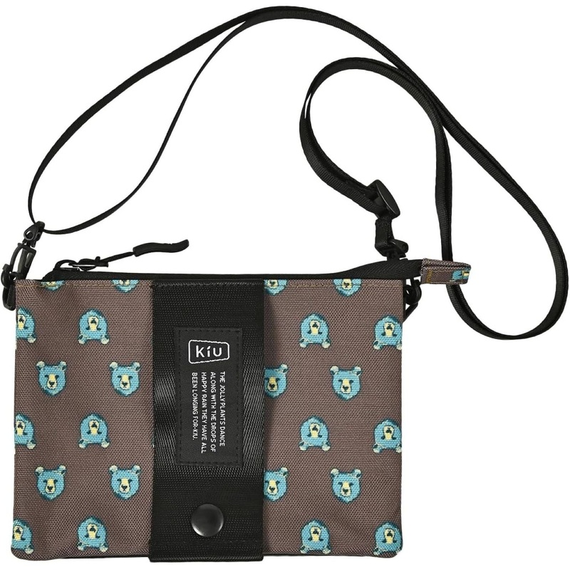 KiU Etiquette Water Repellent Pouch (Bear Face)