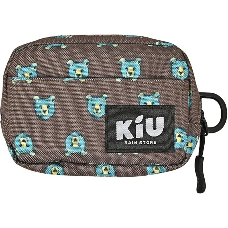 KiU Water Repellent Pouch Medium (Bear Face)