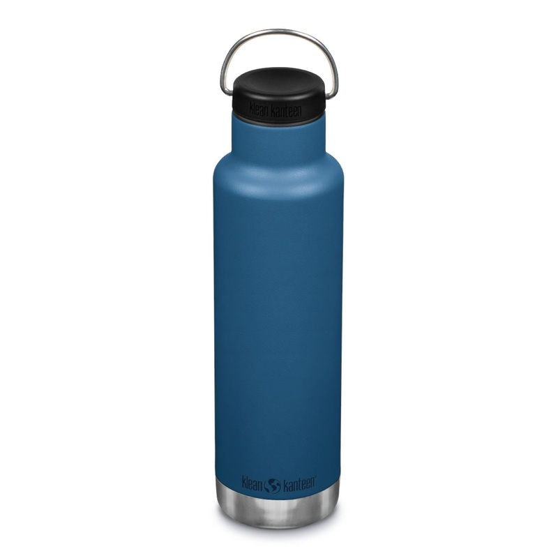 Klean Kanteen Insulated Classic 20oz Water Bottle (with Loop Cap) (Real Teal)