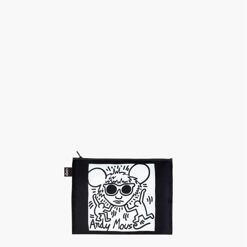 LOQI Museum Zip Pockets Keith Haring New York Recycled