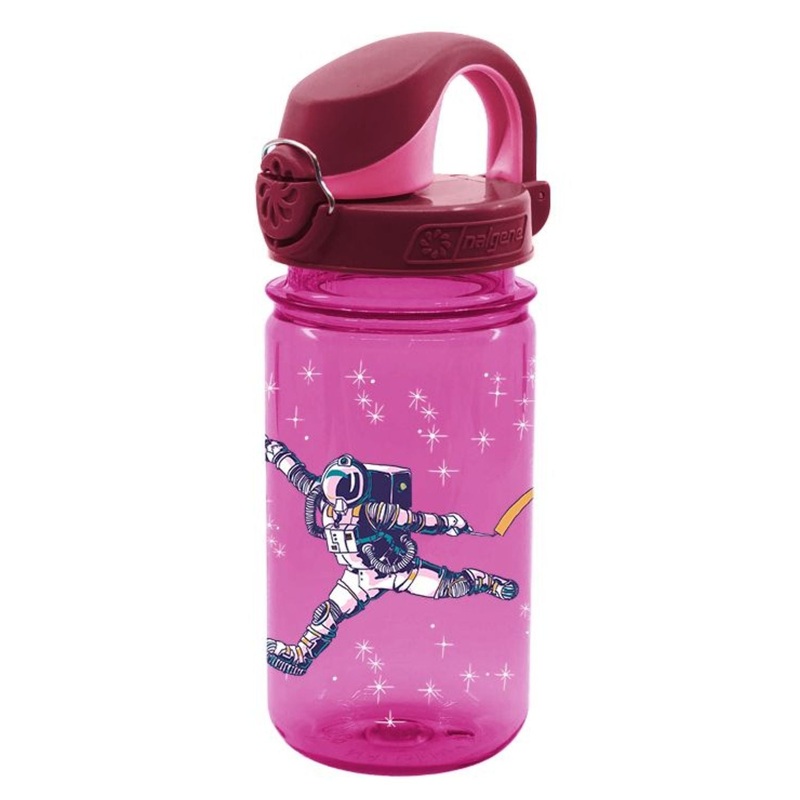 Nalgene 12oz On-The-Fly (OTF) Kids Water Bottle – Pink Astronaut