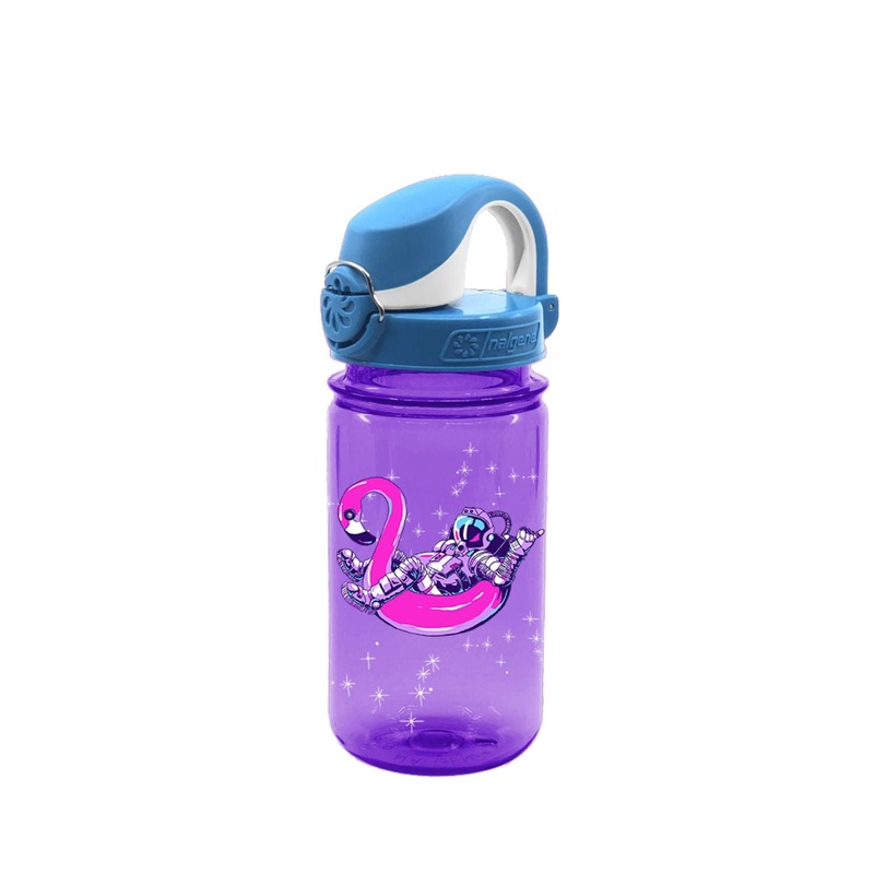 Nalgene 12oz On-The-Fly (OTF) Kids Water Bottle – Purple Astronaut