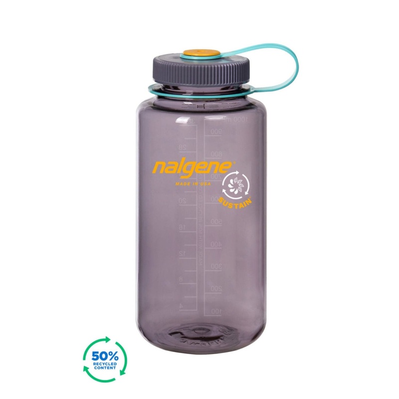 Nalgene 32oz Wide Mouth Sustain Water Bottle – Aubergine