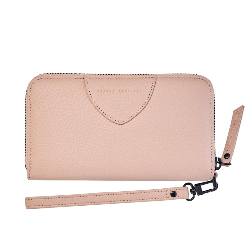 Status Anxiety Moving On Wallet – Dusty Pink