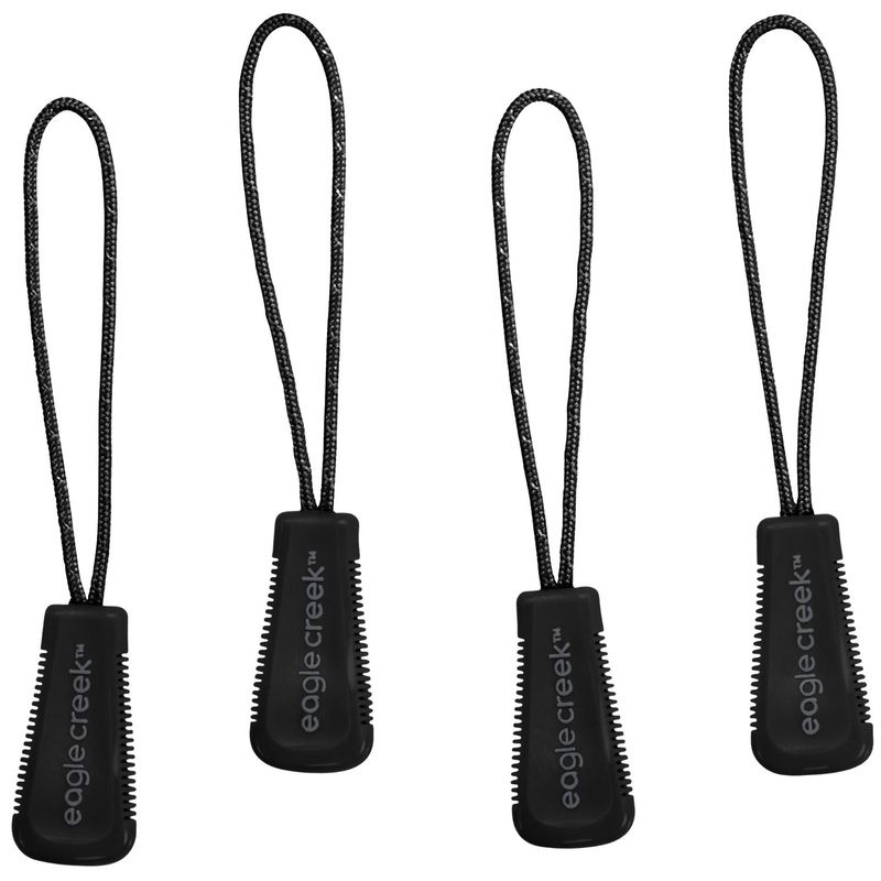 Eagle Creek Reflective Zipper Pull Set (Black)